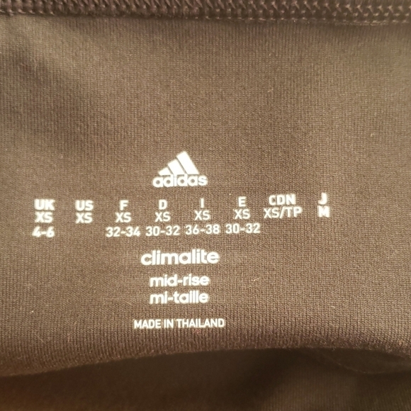 Women's Adidas Performance Mid Rise 3/4 Tights - Picture 8 of 8
